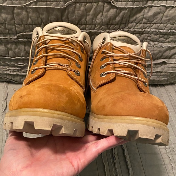 Timberland Tan Nubuck Leather Boots men size 11 - Picture 4 of 8